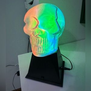 Skull plasma lightning lamp